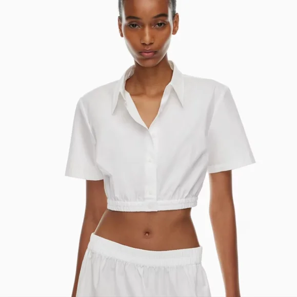 NEW Babaton Driven Poplin Shirt - Picture 4 of 6